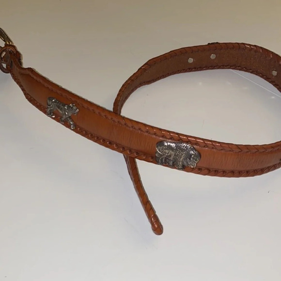 Brighton Wildlife Leather Belt 90s‎ Vintage Y2K main image 7